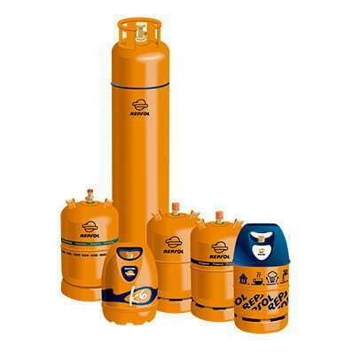 Bombonas Repsol Etxegas, Gas Repsol en Bilbao